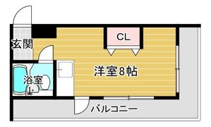 ニューハイツ川端の間取り画像