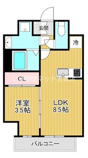 グランパシフィック東今里innovationの間取り画像