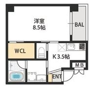 レクラン今里の間取り画像