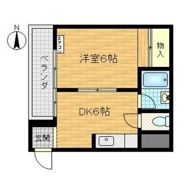 青風ハイツの間取り画像