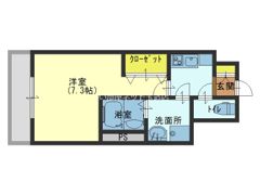 ジアコスモ大阪城南IIの間取り画像
