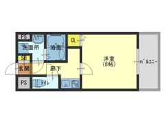 S-RESIDENCE緑橋駅前の間取り画像