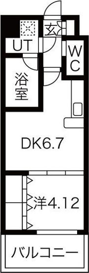 Choei65 プレジオ中津の間取り画像