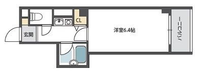 ビラ菱屋西の間取り画像