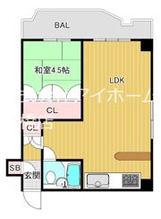グランドールハタダの間取り画像