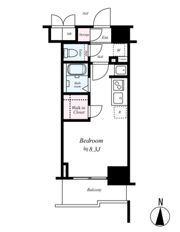 ララプレイス四天王寺夕陽ヶ丘の間取り画像