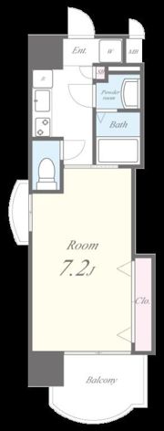 ラグゼ弁天町の間取り画像