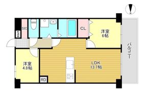 ドルミ京橋の間取り画像