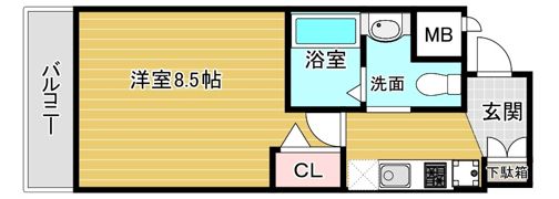 ファーストフィオーレ京橋イーストの間取り画像