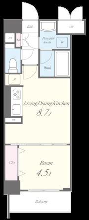 アルブル都島の間取り画像