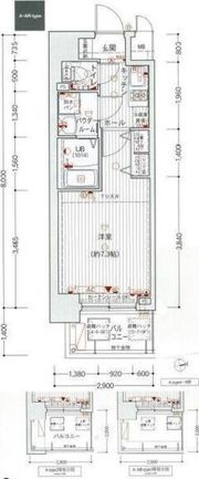 サムティ梅田インターコアの間取り画像
