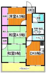 アビタ梶町の間取り画像