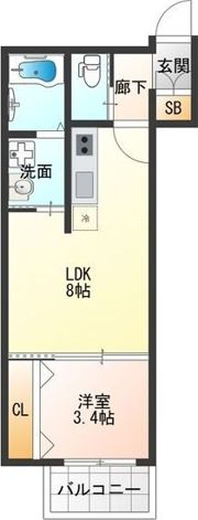 H-maison東住吉IIIの間取り画像