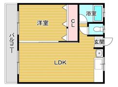ヴィラナリー浜の間取り画像