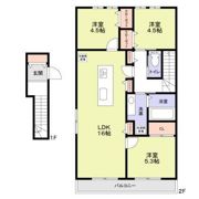 ラヴェルテュ播磨町の間取り画像