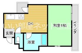 コーポイン長居A棟の間取り画像