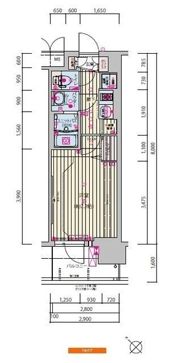プレサンス天王寺ノースヴィアーレの間取り画像