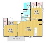 メゾン夕陽丘ノースコートの間取り画像