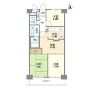 夕陽丘パークハイムの間取り画像