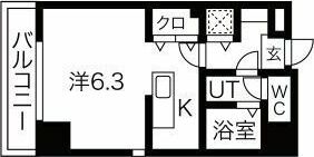 レクシア京橋の間取り画像