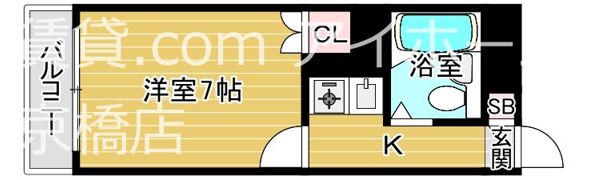 リッチハイツ城北の間取り画像