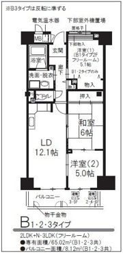 ヒルサイド四天王寺東の間取り画像