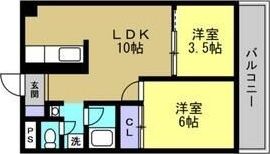 シャルム長吉の間取り画像