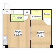 NILマンション今里の間取り画像
