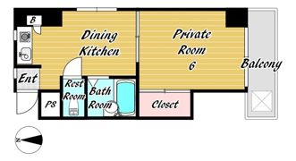 第2石見ハイツの間取り画像