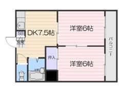 I Cube 流町の間取り画像