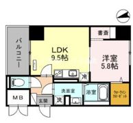アビエール松屋町の間取り画像