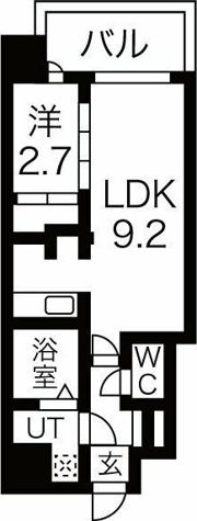 ミラージュパレス都島本通の間取り画像