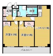 レジディア西天満の間取り画像