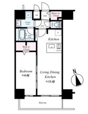 プレサンス梅田東クォーレの間取り画像