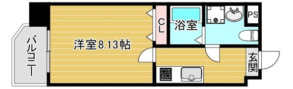 ドゥエリング梅田の間取り画像