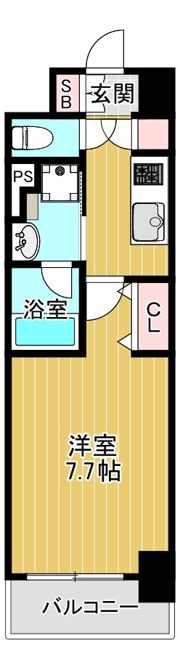 アーバネックス堂島の間取り画像