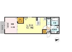 フレシール あびこの間取り画像