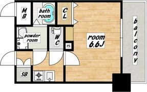 アドバンス大阪城北ルミウスの間取り画像
