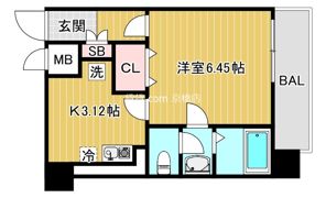 メゾン・ド・ヴィレ都島の間取り画像