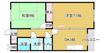 都マンション関目の間取り画像