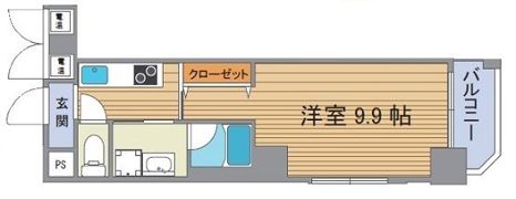 アネシス新大阪の間取り画像