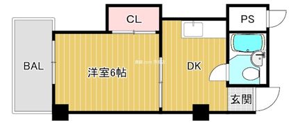 シャトー野江の間取り画像