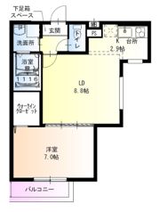 フジパレス阪急神崎川南II番館の間取り画像