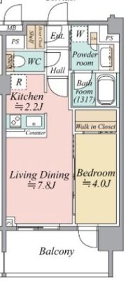 リビオレゾン天王寺真田山の間取り画像