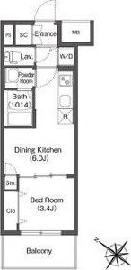 エスタート塚本の間取り画像