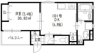 クリエオーレ百島の間取り画像