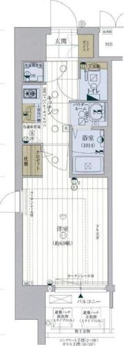 ファーストレジデンス大阪ベイサイドの間取り画像