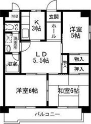 アドニスの間取り画像