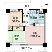 アロースあびこの間取り画像