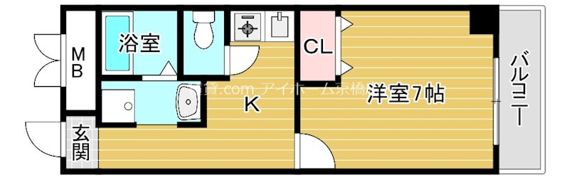 IF都島の間取り画像